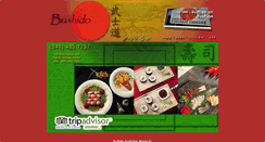 Desktop Screenshot of bushidosushi.com